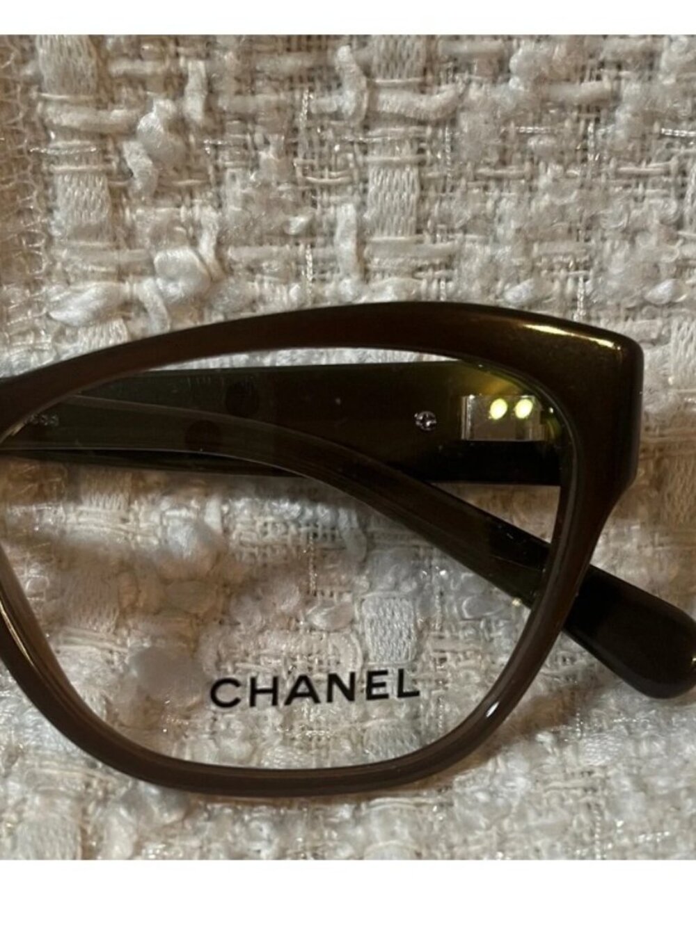 Authentic CHANEL Brown Eyewear 3307 c.1276 - Picture 2 of 9